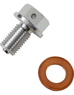 DRAIN PLUG MAGNETIC SLVR