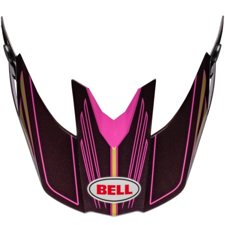 Kit visière BELL Moto-10 - Tagger Purple Haze Gloss Purple/Gold