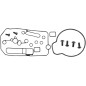 GASKET KIT CARB MID BODY
