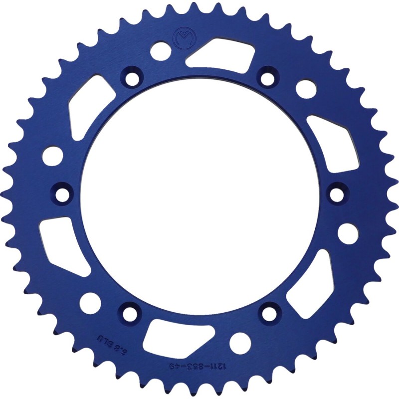 SPROCKET ALU MSE YAM 49T BLUE