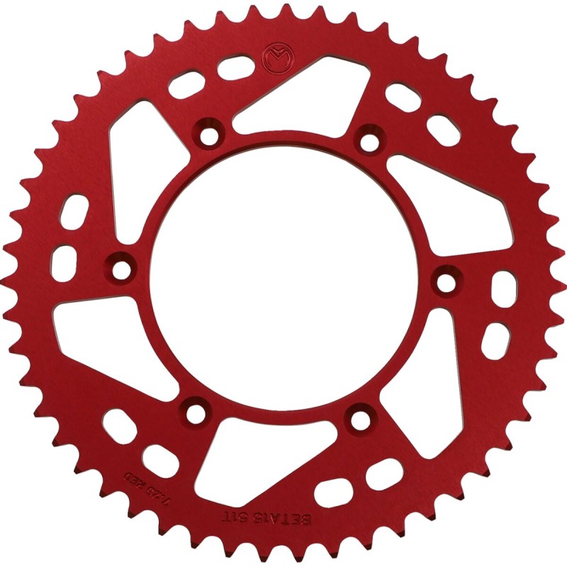 SPROCKET ALU MSE BETA 51T RED