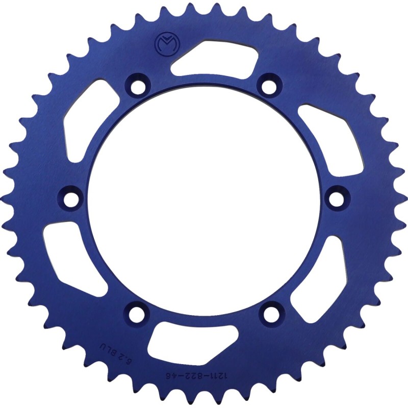 SPROCKET ALU MSE HUS 46T BLUE
