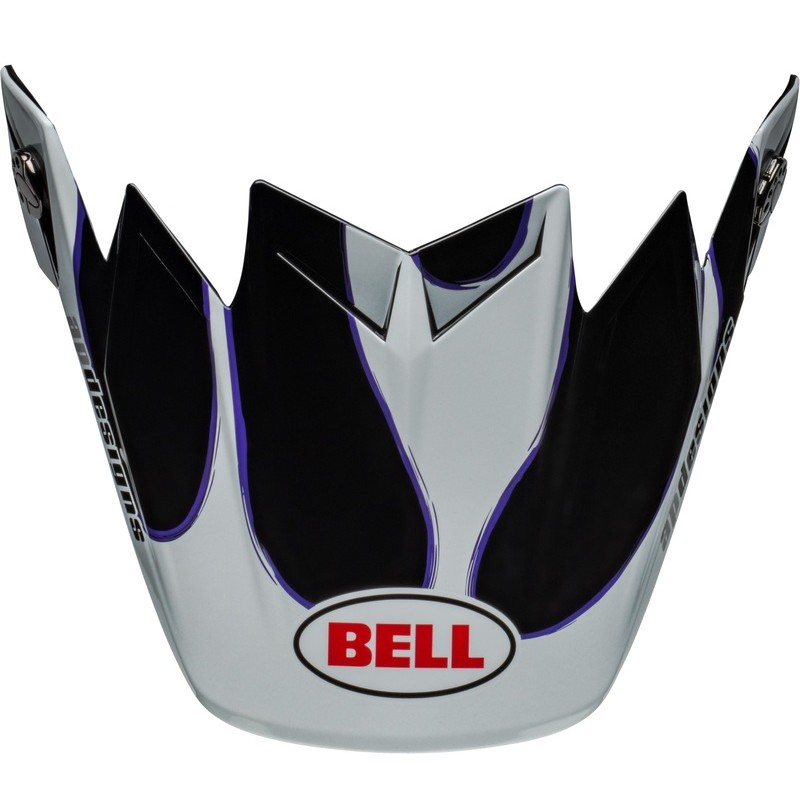 Visière BELL Moto-9S Flex - Slayco 24 Gloss White/Black Visière BELL Moto-9S Flex - Slayco 24 Gloss White/Black