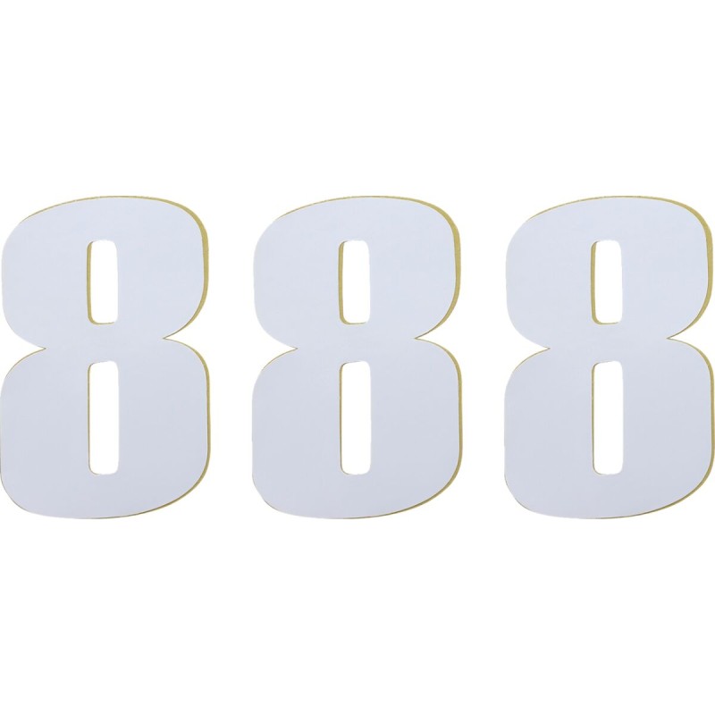 NUMBER MOOSE 8 6" WHITE