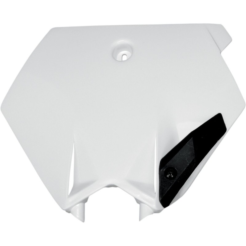 PLATE  FRT KTM85 04-12 WHT