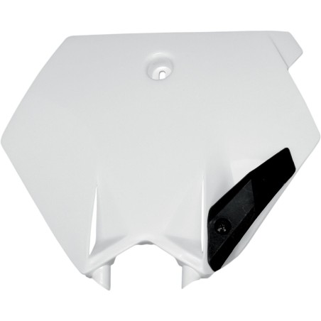 PLATE  FRT KTM85 04-12 WHT