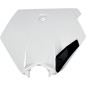 PLATE  FRT KTM85 04-12 WHT