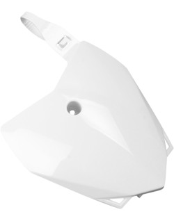 FRONT PLATE KLX110 10-17 WHT