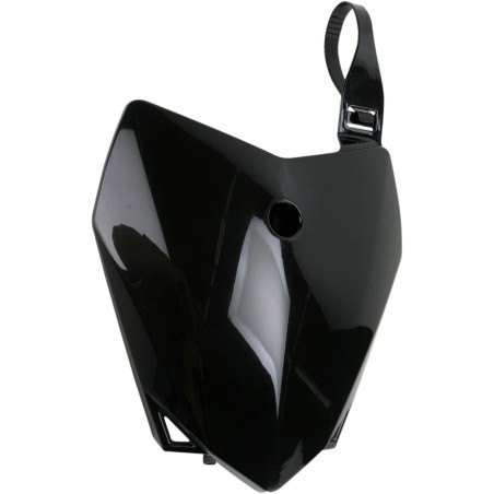 FRONT PLATE KLX110 10-17 BLK