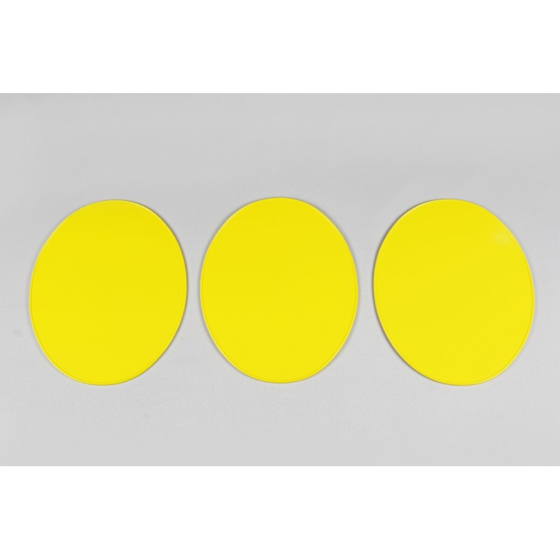 KIT UNI OVAL PLATE YL 3PC