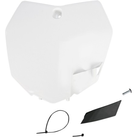 PLATE FRT SX/SXF 13-15 WHT