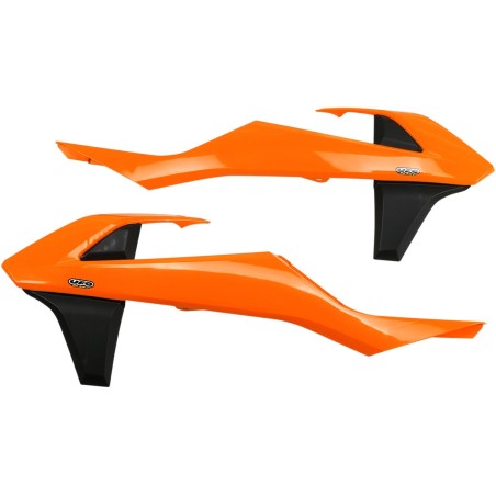 RADIATOR CVR KTM 16-18 OR/BK