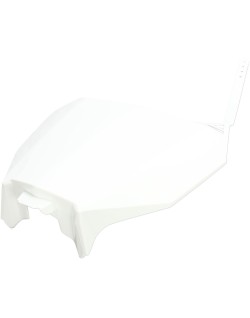 FRT  PLATE CRF450R/RX 17 WHT