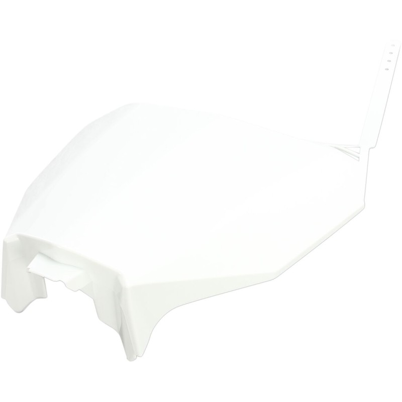FRT  PLATE CRF450R/RX 17 WHT