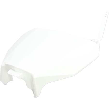 FRT  PLATE CRF450R/RX 17 WHT