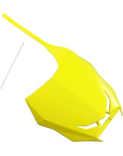 PLATE  FRT RMZ450 18- YELLOW