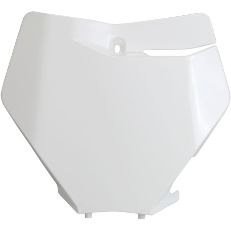 PLATE FRT SX/SXF 19-22 WHITE