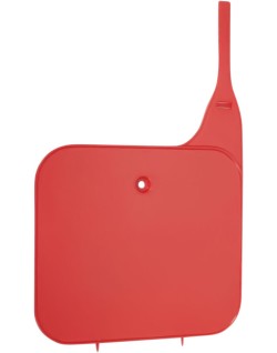 FRT PLATE CR'S 83-89 RED