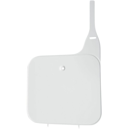 FRT PLATE CR'S 83-89 WHT