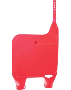 FRT PLATE CR FLO. RED
