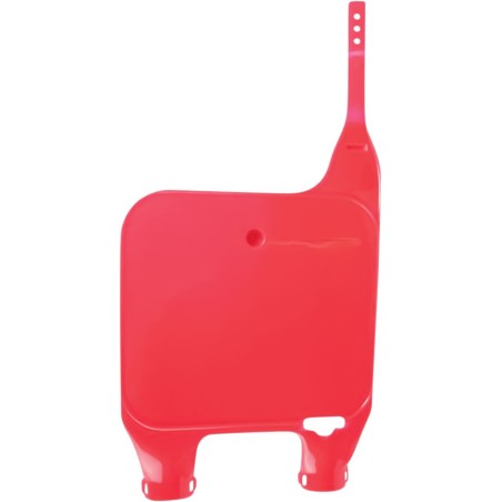 FRT PLATE CR FLO. RED