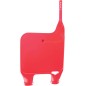 FRT PLATE CR FLO. RED