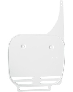 F PLATE KX60 84-99 WHITE