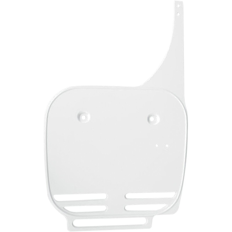 F PLATE KX60 84-99 WHITE