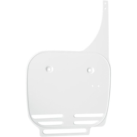 F PLATE KX60 84-99 WHITE