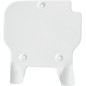 FRT PLATE KX80 91-97 WHT