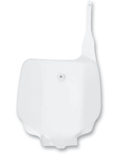 FRTPLATE KX80/85 98-13 WHT