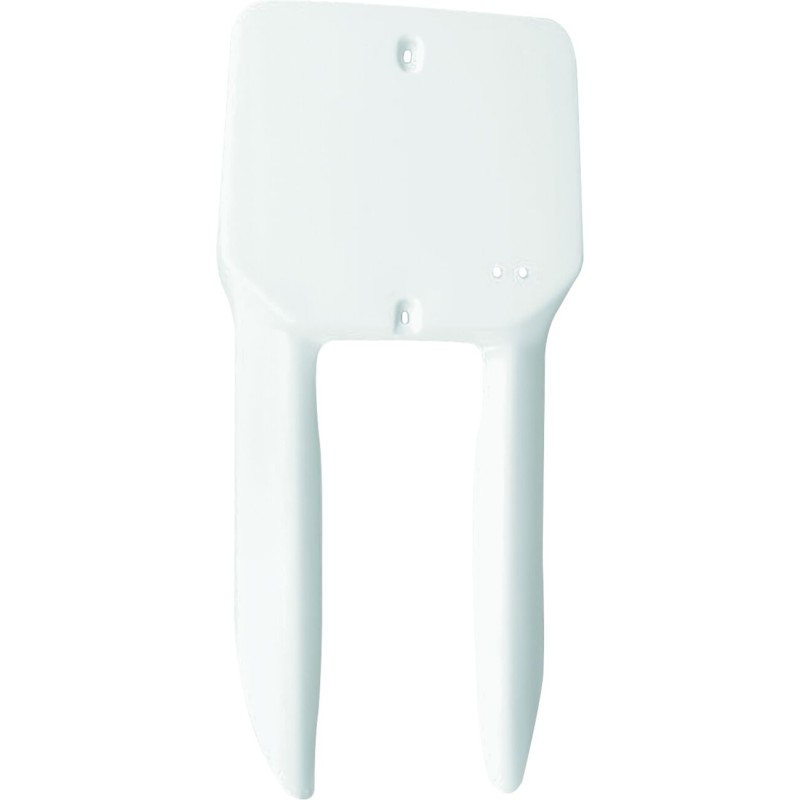 FRT PLATE RM80 86-99 WHT