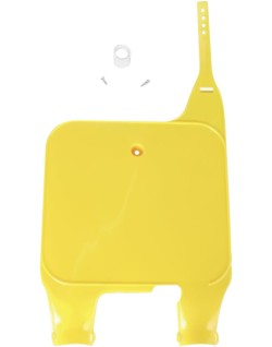 FRT PLATE RM 89-95 YEL