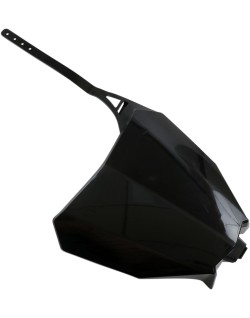 FRT PLATE CRF450R/RX 17- BLK