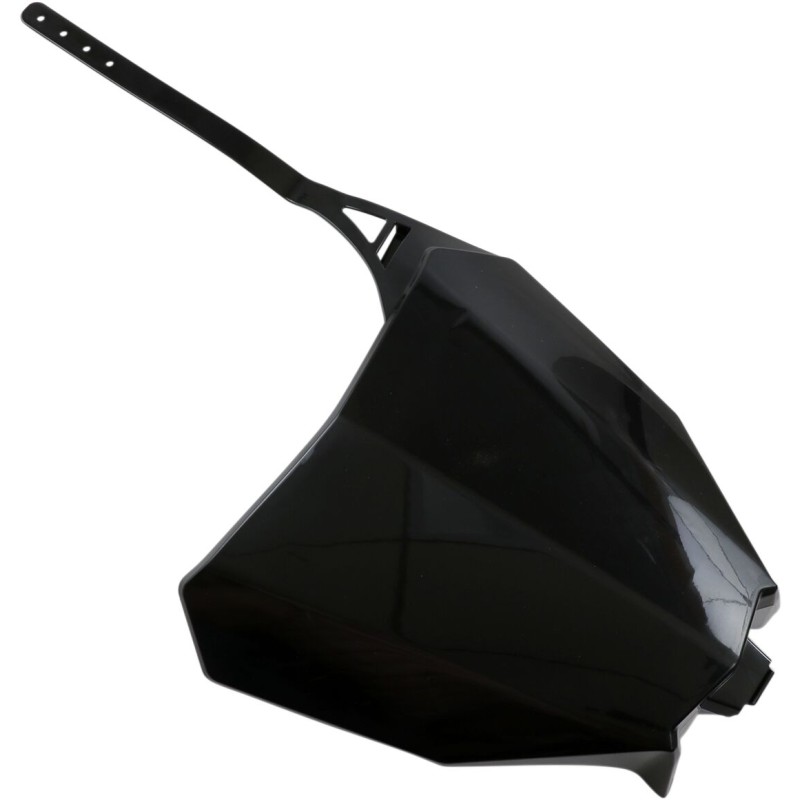 FRT PLATE CRF450R/RX 17- BLK