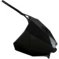 FRT PLATE CRF450R/RX 17- BLK