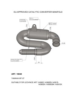 CAT CONV MANIFOLD YAM