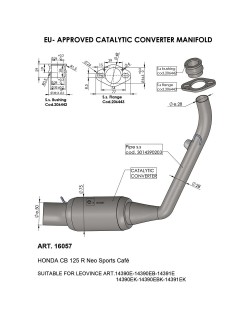 CAT CONV MANIFOLD HONDA