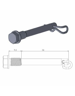 BRAKE PAD PIN