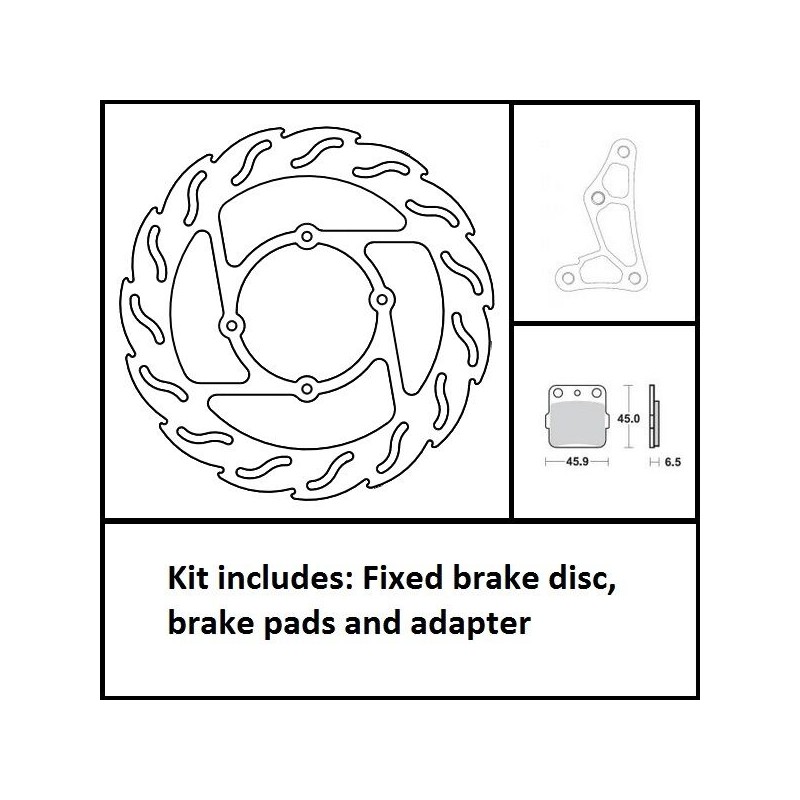 BRAKE KIT FRONT FIX 260MM