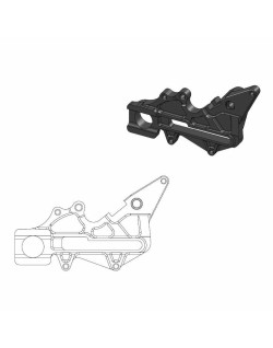 BRAKE CALIPER ADAPTOR BLACK