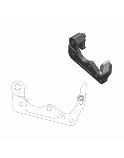 BRAKE CALIPER ADAPTOR BLACK