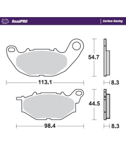 BRAKE PAD CARBON RACING