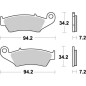 BRAKE PAD NITRO