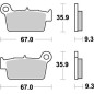 BRAKE PAD NITRO