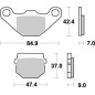 BRAKE PAD NITRO