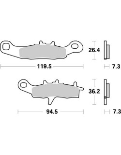 BRAKE PAD NITRO