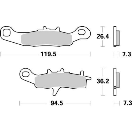BRAKE PAD NITRO