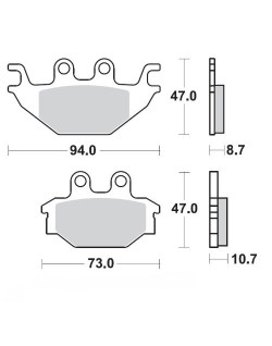 BRAKE PAD NITRO