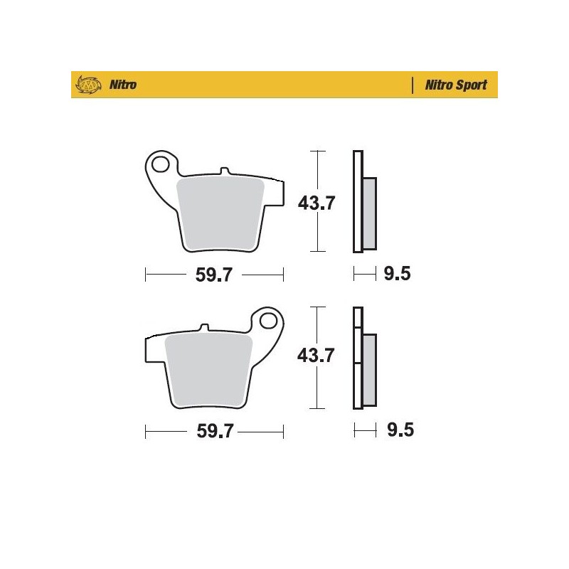 BRAKE PAD NITRO SPORT